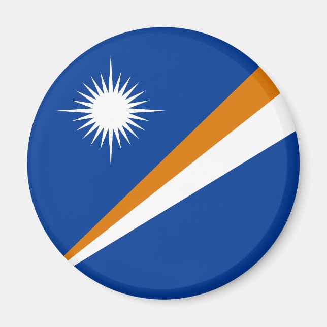 Marshall Islands Flag Magnet (Front)