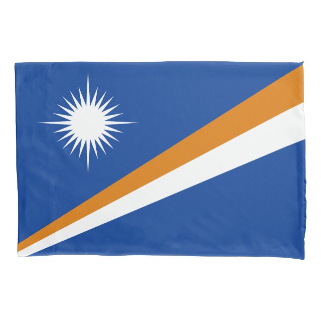 Marshall Islands Flag Pillowcase (Front)