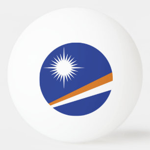 Marshall Islands flag Ping Pong Ball