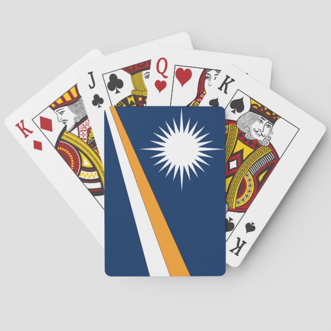 Marshall Islands Flag Playing Cards (Back)
