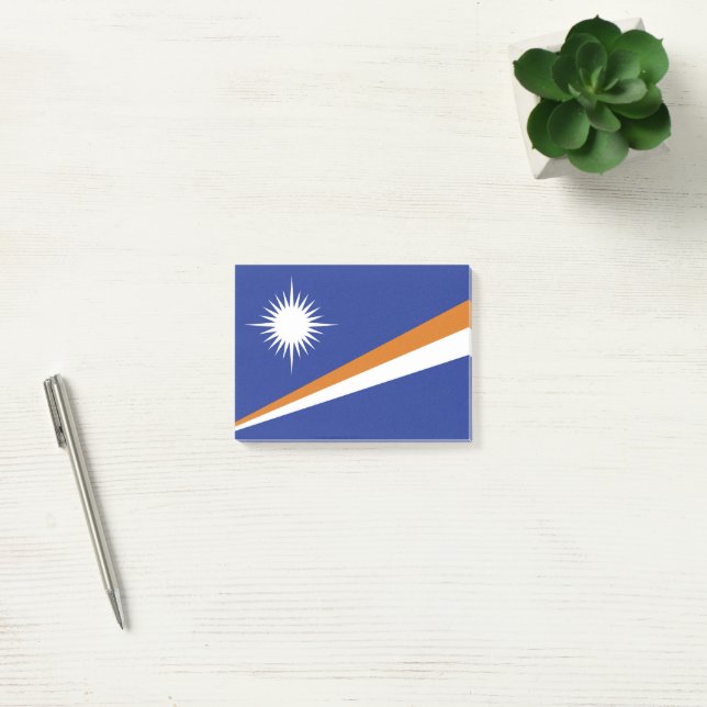 Marshall Islands flag Post-it Notes (Office)