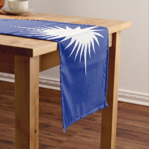 Marshall Islands flag Short Table Runner