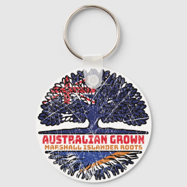 Marshall Islands Islander Australian Australia Key Ring (Front)