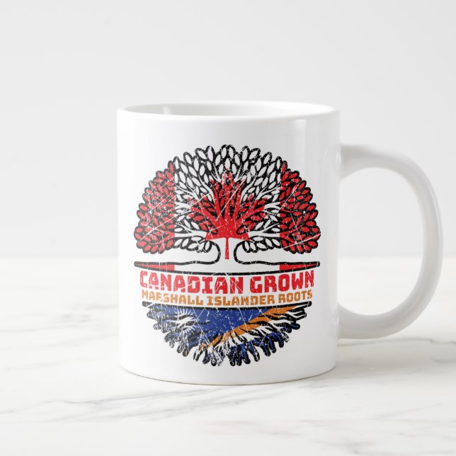 Marshall Islands Marshall Islander Canadian Canada Large Coffee Mug (Right)