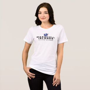 Marshall Islands Pacific Islander T-Shirt Tri-Blend Shirt