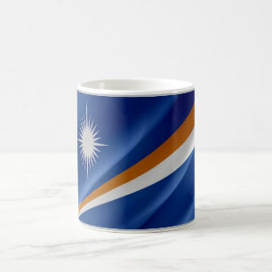 "Marshall Islands - Waving Flag - Coffee Mug