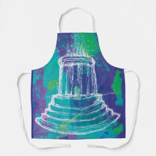 Marshall Michigan Fountain Apron