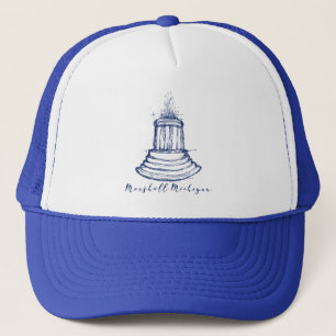 Marshall Michigan Fountain Trucker Hat