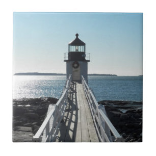 Marshall Point Lighthouse Ceramic Tile