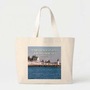 Marshall Point Lighthouse, Maine Jumbo Tote Bag