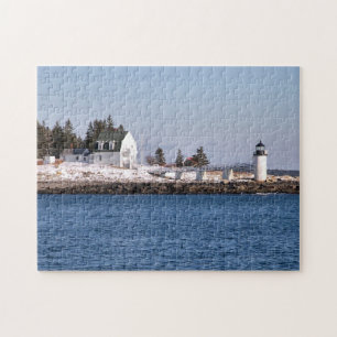 Marshall Point Lighthouse, Port Clyde Maine Jigsaw Puzzle