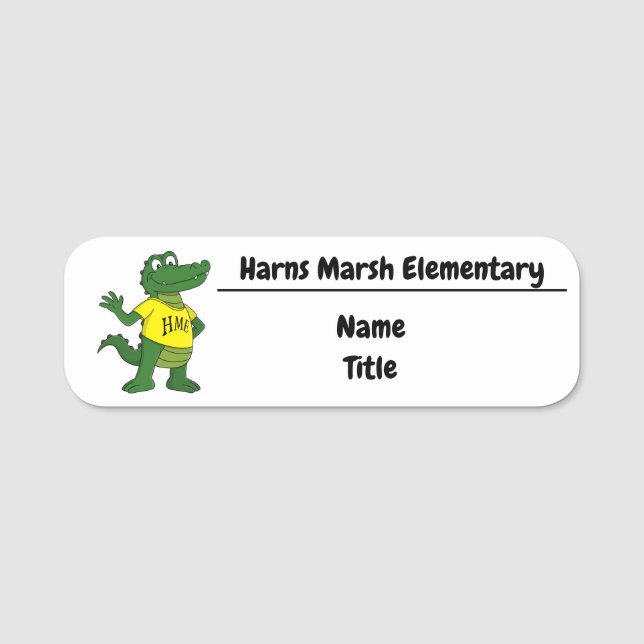 Marshall Thumbs Up Name Tag (Front)