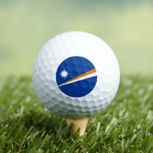 Marshallese Flag, Flag of The Marshall Islands Golf Balls