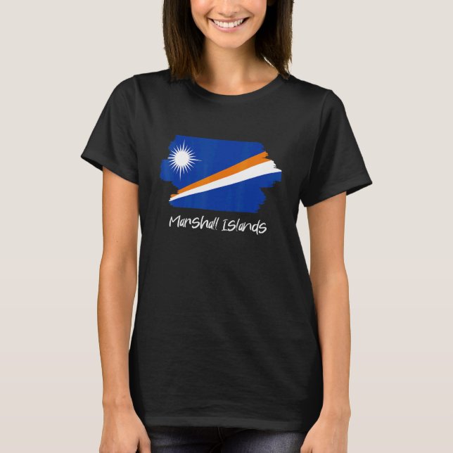 Marshallese Flag Marshall Islands T-Shirt (Front)