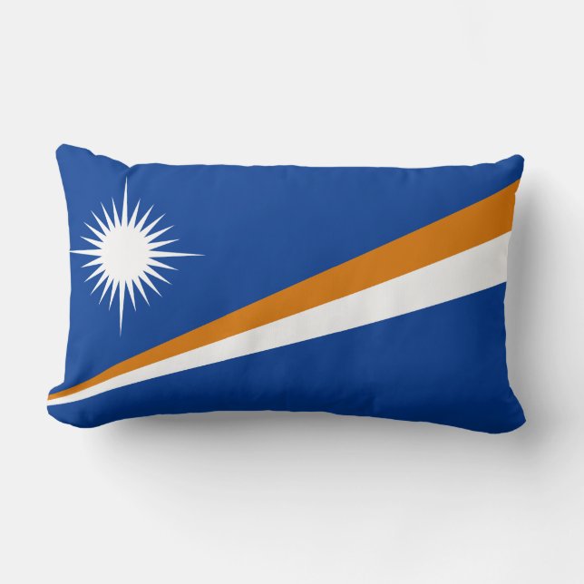 Marshallese flag pillow (Front)