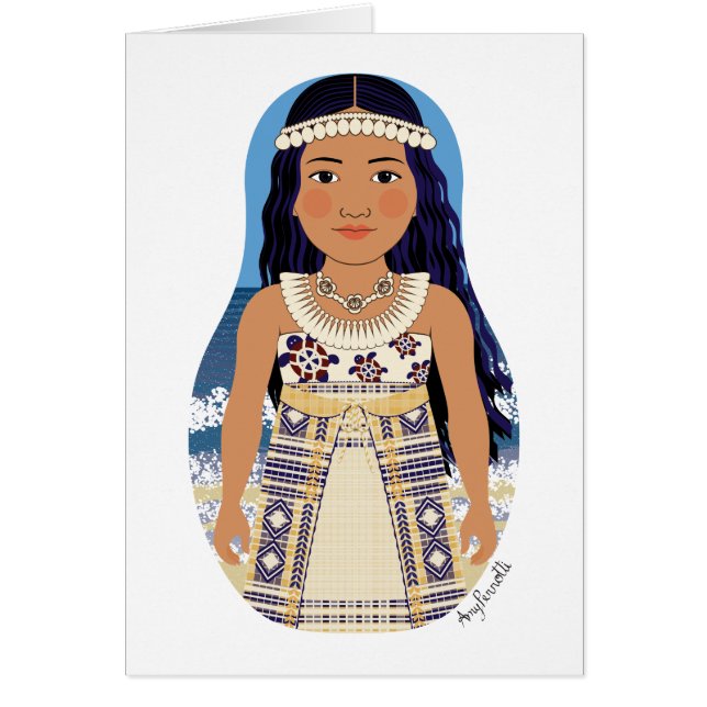 Marshallese Matryoshka Card (Front)
