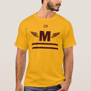 Marshfield High Winged Foot, Purple T-Shirt