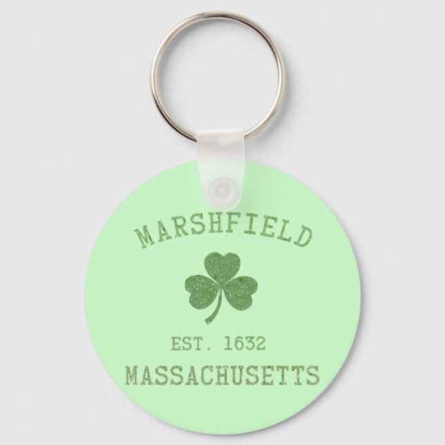 Marshfield MA Keychain (Front)