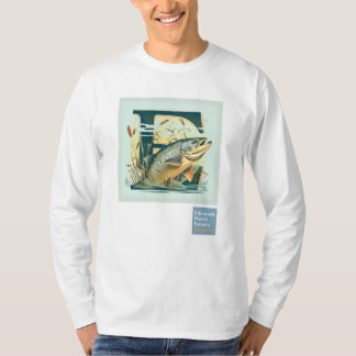 Marshian Men's Long Sleeve Salmon T-Shirt