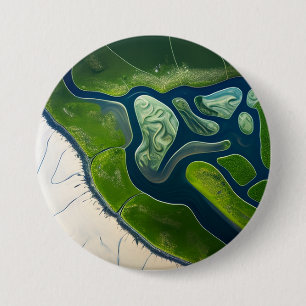 Marshland Elegance 7.5 Cm Round Badge