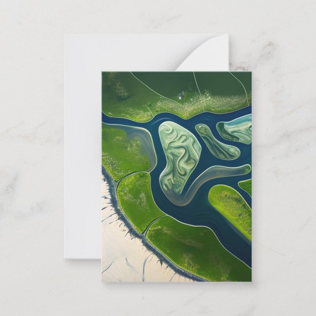 Marshland Elegance Card (Front)