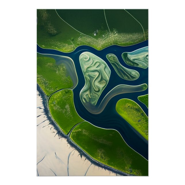 Marshland Elegance Poster (Front)
