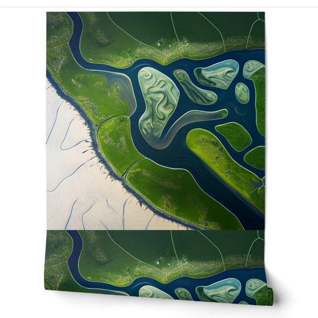 Marshland Elegance Wallpaper (Unrolling)