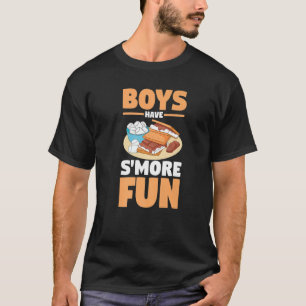 Marshmallow Camping Smore  Camper Boys Have S'more T-Shirt