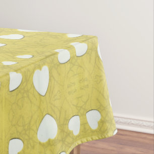 Marshmallow Hearts Tablecloth
