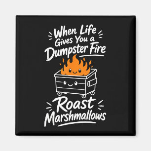 Marshmallow humour  magnet