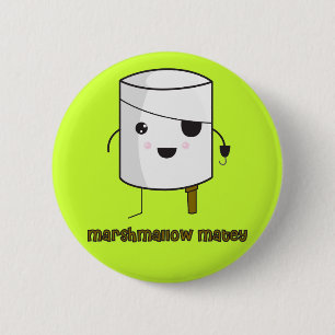 Marshmallow Matey Button