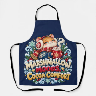 Marshmallow Moods Cocoa Comfort Hamster Apron