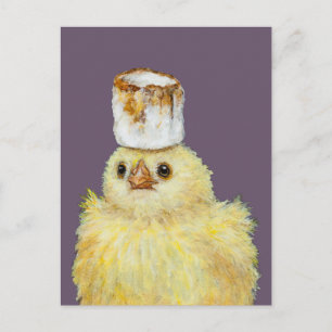 Marshmallow Peep postcard