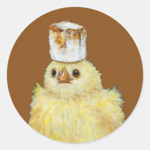 Marshmallow Peep stickers