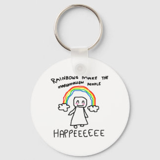 Marshmallow people part deux. key ring