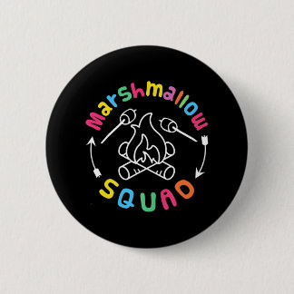 Marshmallow Squad Family Camping 6 Cm Round Badge