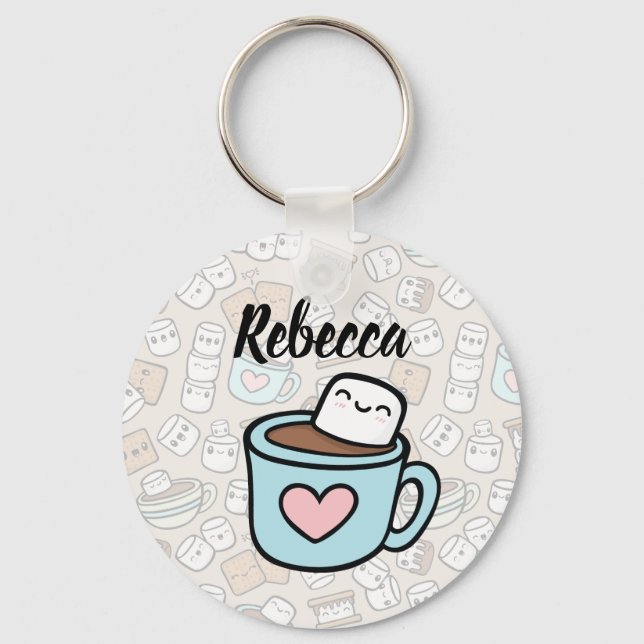 Marshmallow Treats Key Ring (Front)