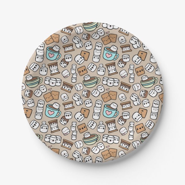 Marshmallow Treats Paper Plate (Front)