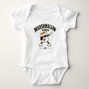 Marshmallow vibes baby bodysuit