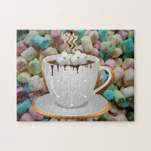 Marshmallows and Hot Chocolate Photo Puzzle