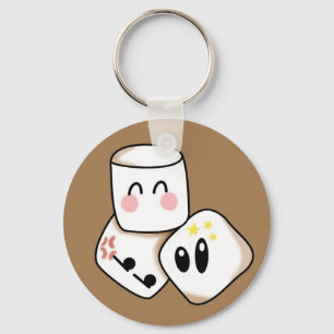 Marshmallows Key Ring