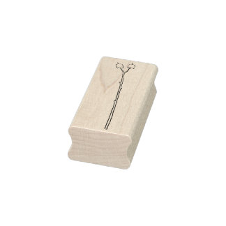 Marshmallows on a Stick Rubber Stamp