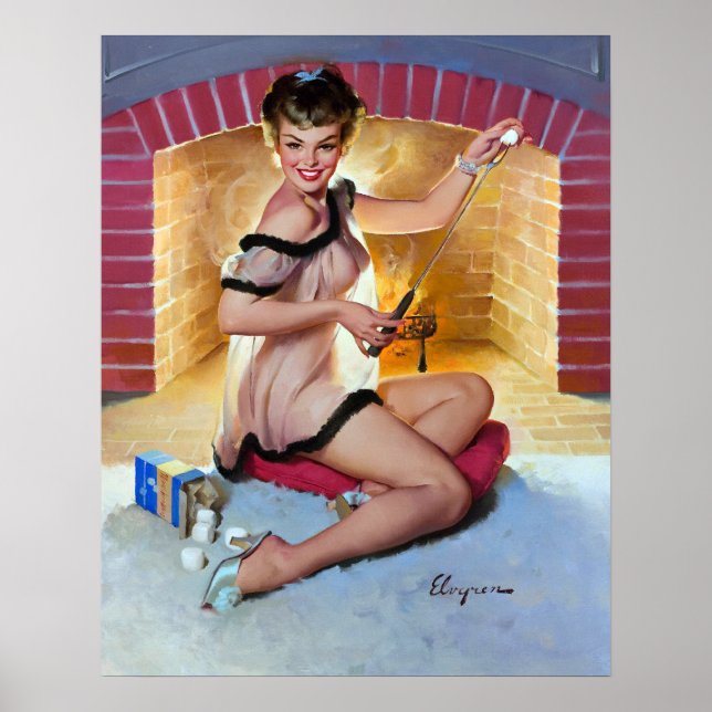 Marshmellow Party Pin Up Poster (Front)