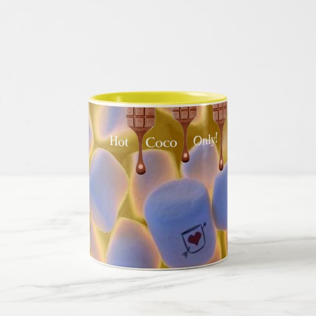 Marshmellows & Coco Two-Tone Coffee Mug (Center)