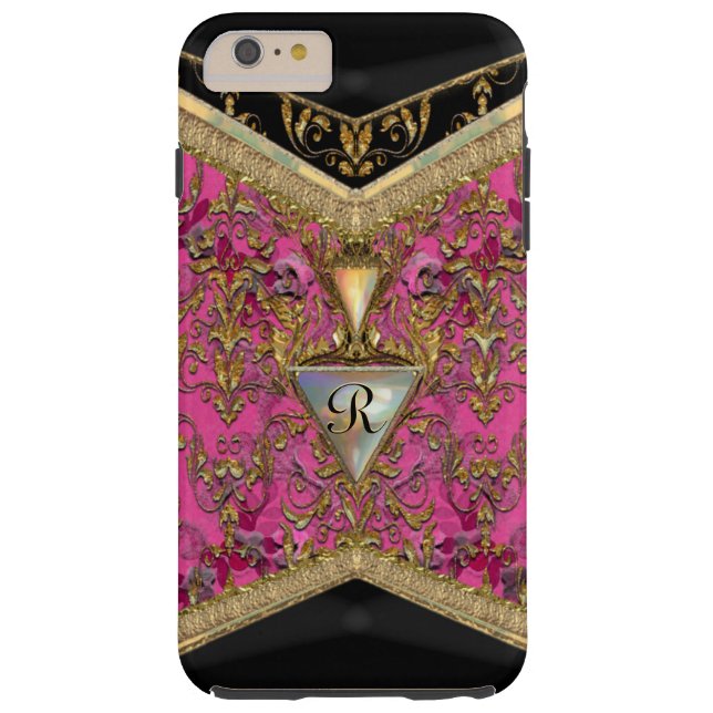 Marshwell 6/6s Victorian Monogram Plus Case-Mate iPhone Case (Back)