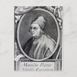 Marsilio Ficino Postcard