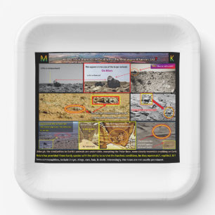 Mars's Animal Life Paper Plate