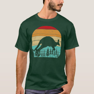 Marsupial Australian Outback Retro Animal Kangaroo T-Shirt