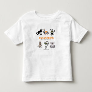  MARSUPIALS -Wildlife - Endangered animals - Toddler T-Shirt