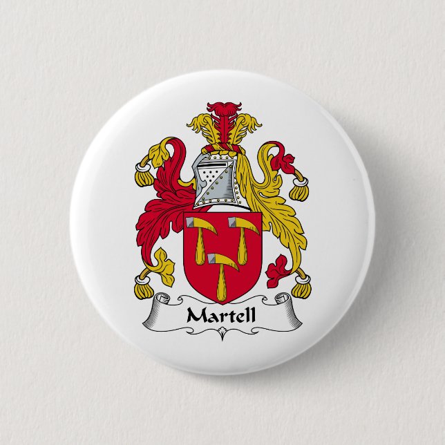 Martell Family Crest 6 Cm Round Badge (Front)